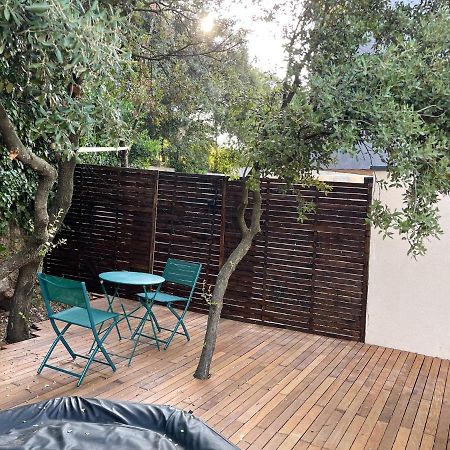 Studio Independant - Terrasse Et Piscine En Ete Restinclieres Buitenkant foto